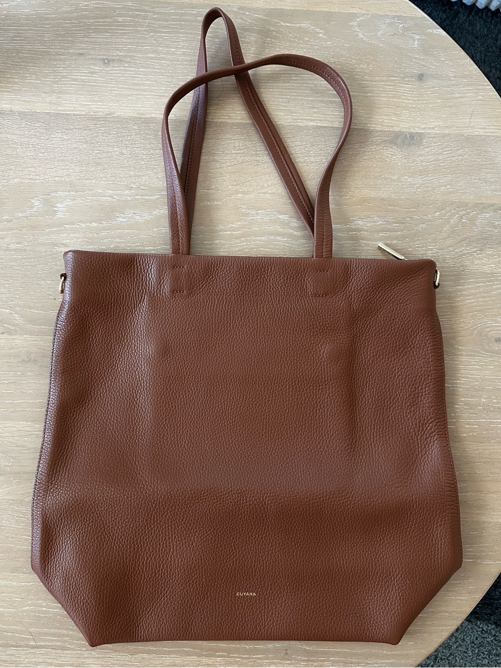 Cuyana Tall Easy Leather Tote